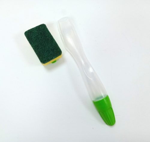 Mosogatószivacs mosógatószer adagoló nyéllel Happy Cleaning AKCIÓ