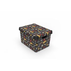 Tároló doboz tetővel 20L BTS black