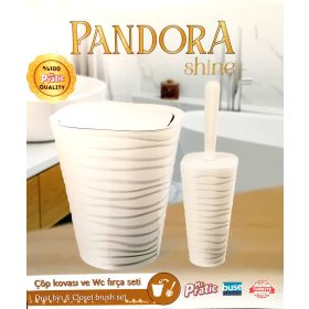 Fürdőszobai szett WC kefe + szemetes MR243 AKCIÓ