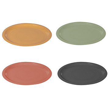 Tányér műanyag színes 161445-150D