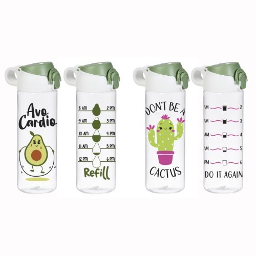 Kulacs avokádó kaktusz mintás 750ml 161686-302