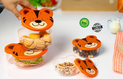 Ételtároló szett 4db oroszlános 162270-003