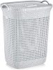 Szennyestartó kötött mintás 52L 43,9x35,7x52,9cm 8065