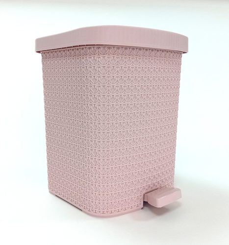 Szemetes pedálos 3db-os szett 8,0+12+22L kötött mintás 8157 AKCIÓ