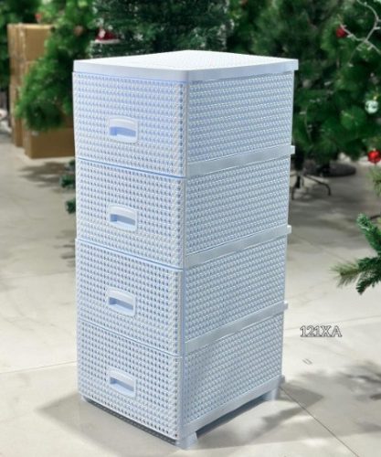 Komód kötött mintás 4 fiókos 43,1x36,8x89,4cm 8508