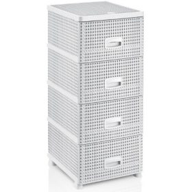 Komód csepp mintás 4 fiókos 43,1x36,8x89,4cm 8515