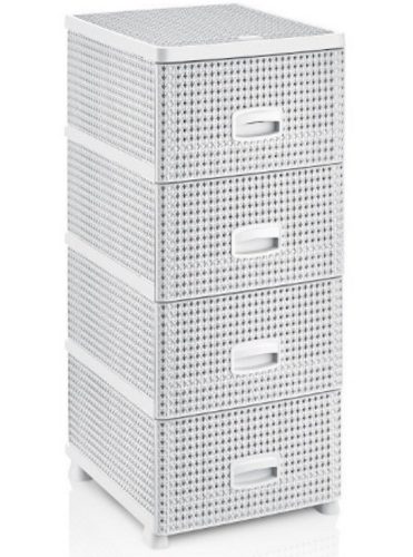 Komód csepp mintás 4 fiókos 43,1x36,8x89,4cm 8515