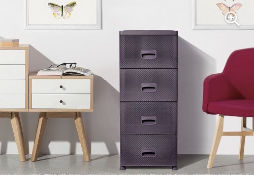 Komód csepp mintás 4 fiókos 43,1x36,8x89,4cm 8515