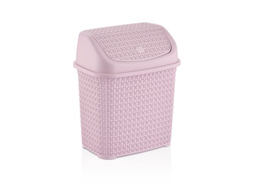 Szemetes billenős 10L kötött mintás 8119