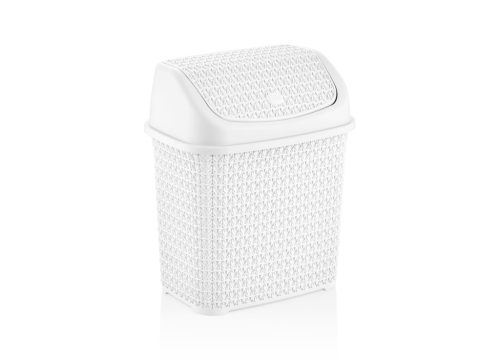 Szemetes billenős 10L kötött mintás 8119