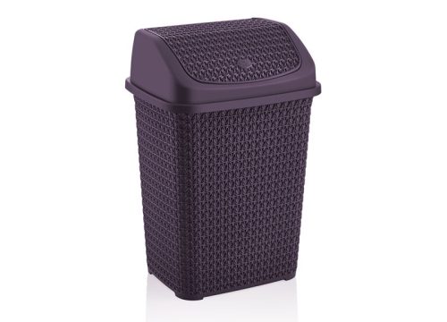 Szemetes billenős 16L kötött mintás 8164