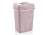 Szemetes középen billenős 10L kötött mintás 8188