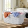 Ruháskosár kötött mintás 35L 8010