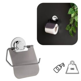 WC papír tartó fedeles fali króm UR-3381