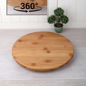 Forgó tálaló tányér bambusz 30cm UR-3526