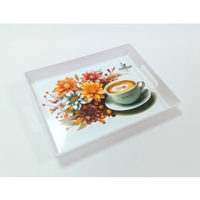 Tálca téglalap vegyes dekor 21,5x29 cm WASL-009