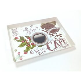 Tálca téglalap vegyes dekor 27,5x38 cm WASL-017