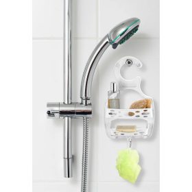   Fürdőszobai polc műanyag 2 polcos akasztós 250x200x100mm SP-301