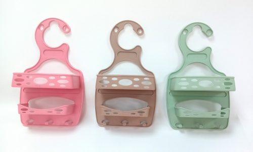 Fürdőszobai polc műanyag 2 polcos akasztós 250x200x100mm SP-301