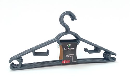 Vállfa 6db ECO SP-078