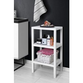 Tároló polc műanyag 3 szintes fehér SP-363