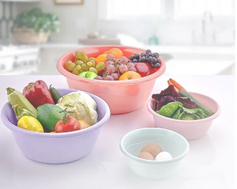 Kerek tál szett 4db 1,L/1,5L/2,7L/4,5L SP-023-1