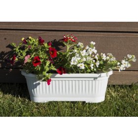 Virágláda alátéttel Verbéna 1,9L fehér 300