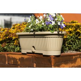 Virágláda alátéttel Verbéna 1,9L homok 300