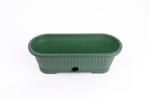 Virágláda alátéttel Verbéna 1,9L zöld 300