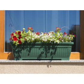 Virágláda alátéttel Verbéna 13,75L zöld 600