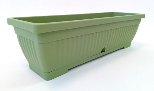 Virágláda alátéttel Verbéna 13,75 l oliva 600 AKCIÓ