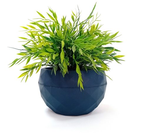 Virágedény alátéttel Allium 200 antracit