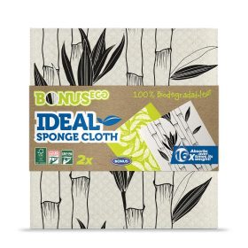 Szivacsos törlőkendő ECO 2db 20x18cm B506