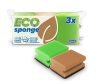 Mosogatószivacs formázott ECO 3db 7x9,5cm B019