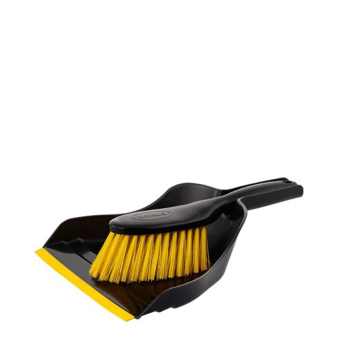 Szemeteslapát gumi éllel kefével B362