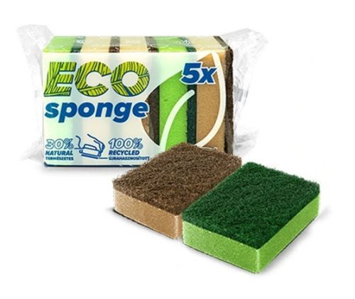 Mosogatószivacs ECO 5db 9,8x7,3cm B033