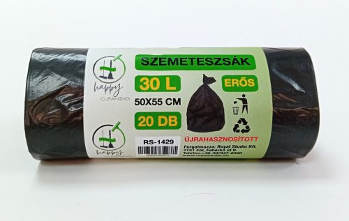 Szemeteszsák 30L 20db Happy Cleaning RS-1429