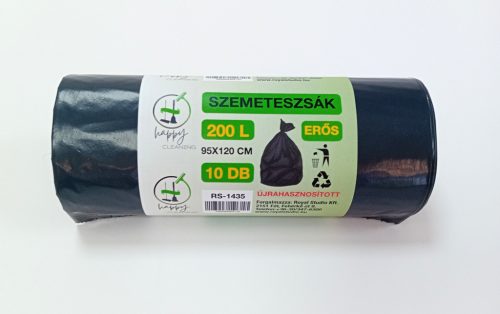 Szemeteszsák 200L 10db Happy Cleaning RS-1435