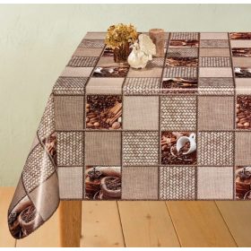 Asztalterítő viaszos vászon Happy Home 140x200cm RS-1454