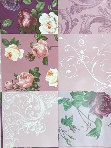 Asztalterítő viaszos vászon Happy Home 140x200cm RS-1454