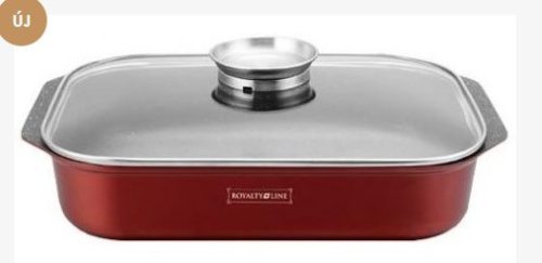 Kacsasütő üveg fedővel márvány bevonat 32cm RL-ACR32M