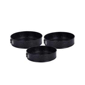   Tortaforma gránit bevonat kör alakú csatos 3 db-os 24-26-28 cm RL-3SFS