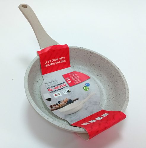 Serpenyő bézs gránit bevonat 20cm RL-BF20G