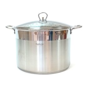 Fazék fém fedővel 30L 40x27cm