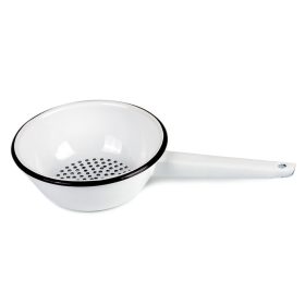   Zománcozott tésztaszűrő fehér Happy Cooking 1,0L RS-1232