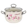 Zománcozott lábas szett üveg fedővel Magnólia Happy Cooking RS-1328