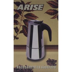 Kávéfőző rozsdamentes 4 személyes KPS-400