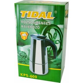 Kávéfőző rozsdamentes 6 személyes KPS-600