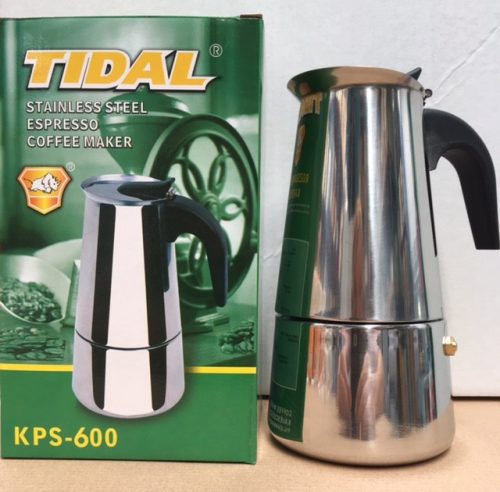 Kávéfőző rozsdamentes 6 személyes KPS-600