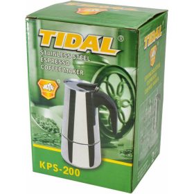 Kávéfőző rozsdamentes 2 személyes KPS-200